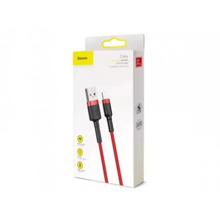 Kontrolsat - Baseus Cafule USB-A to Lightning Cable 3m - Red Kontrolsat - Baseus Cafule USB-A to Lightning Cable 3m - Red