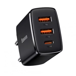 Kontrolsat - Carregador Baseus Compact CCXJ-E01 30W Fast Charger 3.0 - Preto