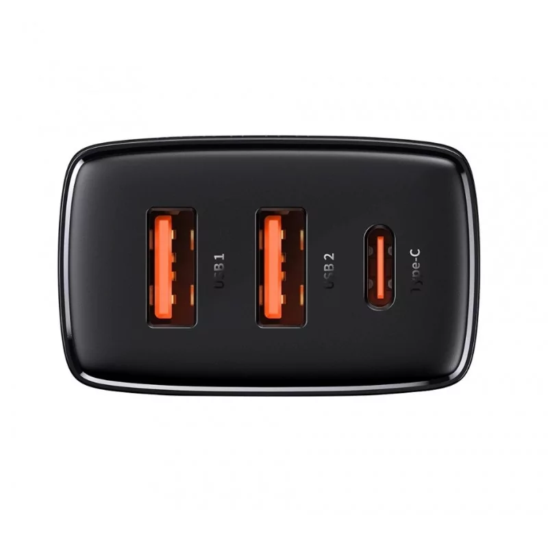 Kontrolsat - Baseus Compact CCXJ-E01 30W Fast Charger 3.0 - Black
