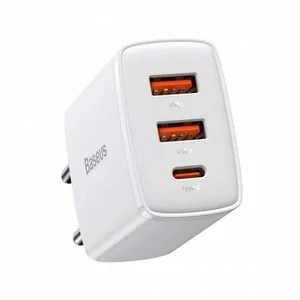 Kontrolsat - Baseus Compact CCXJ-E02 30W Fast Charger PD 3.0 - White