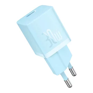 Kontrolsat - Carregador Baseus GaN5 Fast Charger (Mini) USB-C 30W - Azul