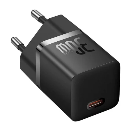 Kontrolsat - Baseus GaN5 Fast Charger (Mini) USB-C 30W - Black Kontrolsat - Baseus GaN5 Fast Charger (Mini) USB-C 30W - Black