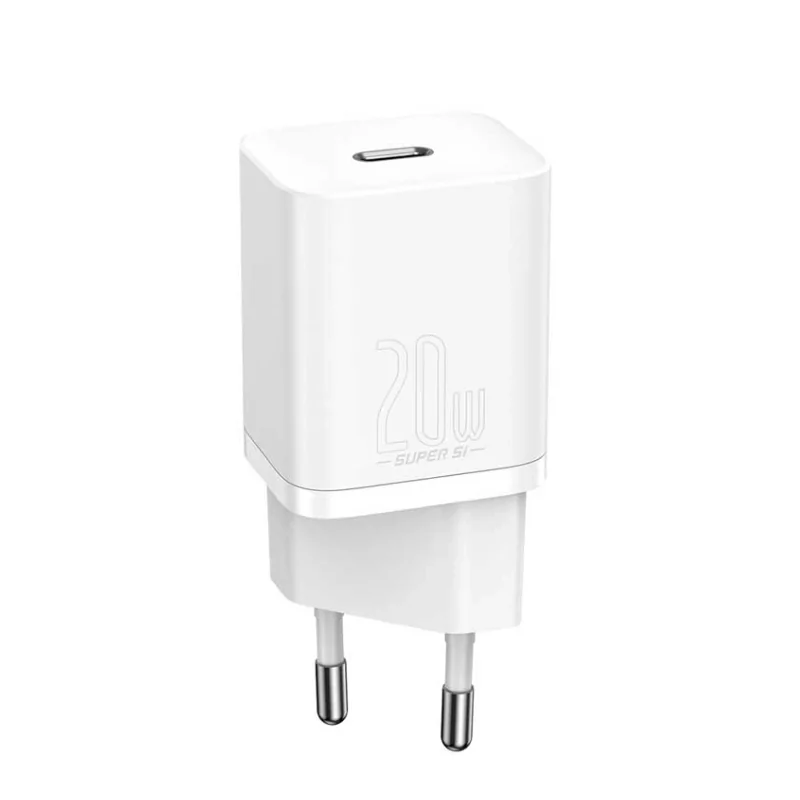 Kontrolsat - Carregador Baseus Super Si 1C 20W Fast Charger PD 3.0 - Branco Kontrolsat - Carregador Baseus Super Si 1C 20W Fast Charger PD 3.0 - Branco