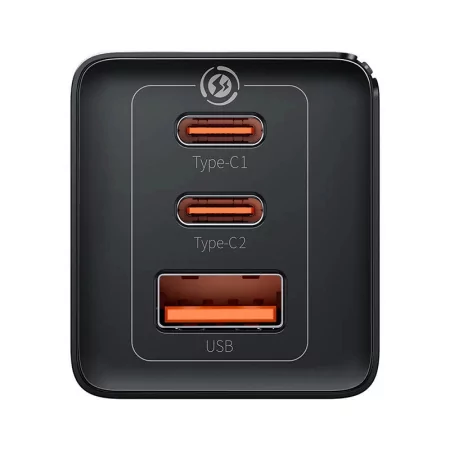 Kontrolsat - Baseus GaN5 Pro Fast Charger Dual 65W - Black Kontrolsat - Baseus GaN5 Pro Fast Charger Dual 65W - Black