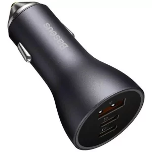 Kontrolsat - Baseus Golden Contactor Pro Car Charger 65W Car Charger - Black