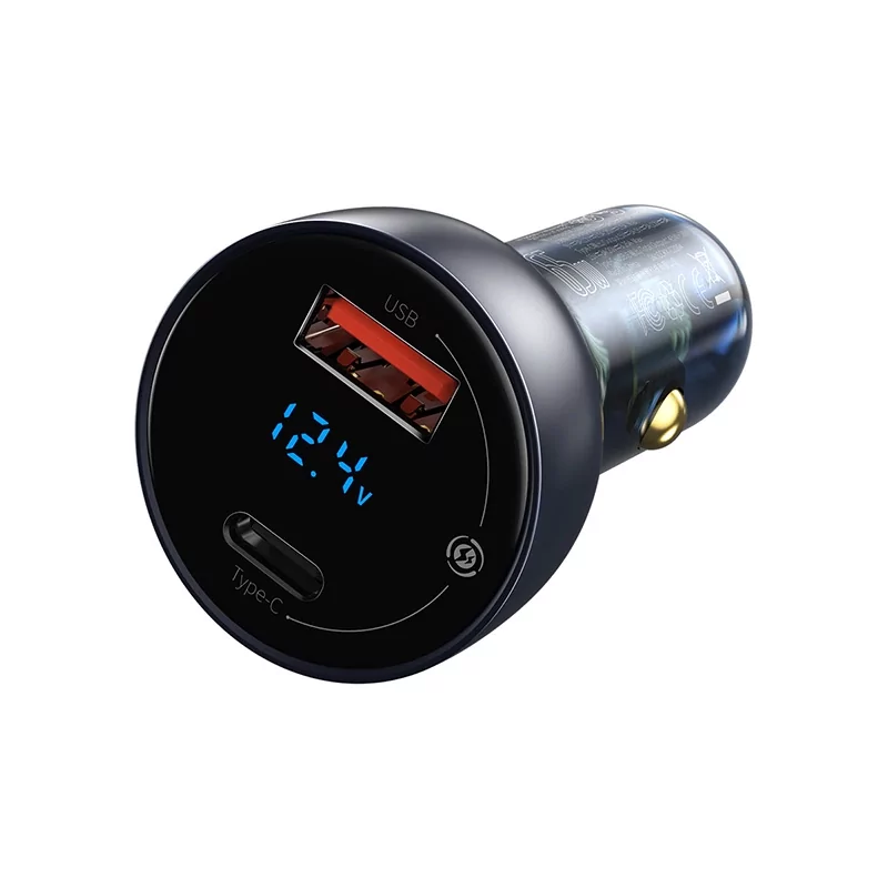 Kontrolsat - Baseus Particular Fast Car Charger 65W Cigarette Lighter Charger - Black