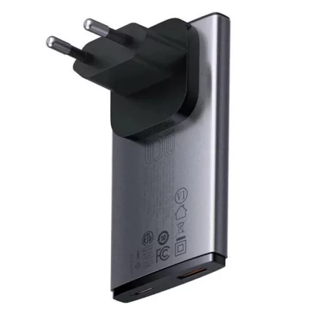 Kontrolsat - Baseus GaN5 Pro Fast Charger 65W - Gray Kontrolsat - Baseus GaN5 Pro Fast Charger 65W - Gray