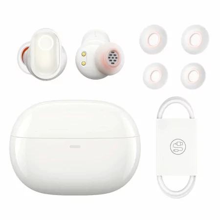Kontrolsat - Earbuds Baseus Bowie WM05 True Wireless - Branco Kontrolsat - Earbuds Baseus Bowie WM05 True Wireless - Branco