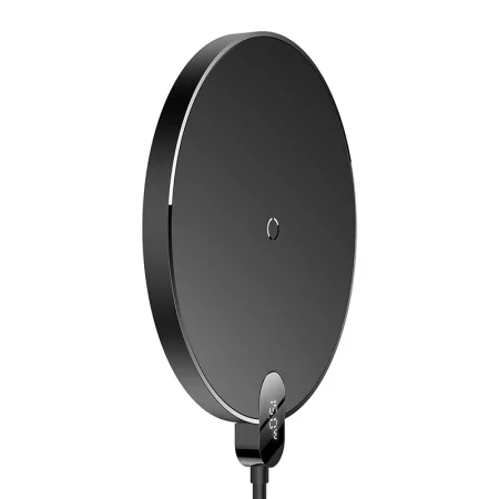 Kontrolsat - Baseus Digital LED 15W Wireless Charger - Black Kontrolsat - Baseus Digital LED 15W Wireless Charger - Black