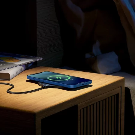 Kontrolsat - Baseus Digital LED 15W Wireless Charger - Black Kontrolsat - Baseus Digital LED 15W Wireless Charger - Black