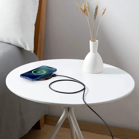 Kontrolsat - Baseus Digital LED 15W Wireless Charger - Black Kontrolsat - Baseus Digital LED 15W Wireless Charger - Black