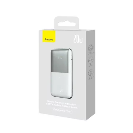 Kontrolsat - Powerbank Baseus Bipow Pro 20W 10000mAh - White Kontrolsat - Powerbank Baseus Bipow Pro 20W 10000mAh - White