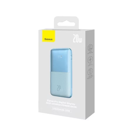 Kontrolsat - Powerbank Baseus Bipow Pro 20W 10000mAh - Blue Kontrolsat - Powerbank Baseus Bipow Pro 20W 10000mAh - Blue
