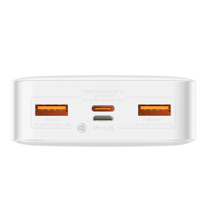 Kontrolsat - Powerbank Baseus Bipow 20W 20000mAh - Branca