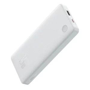 Kontrolsat - Powerbank Baseus Air Lite 10000mAh 15W + Cabo USB-C 30cm - Branca