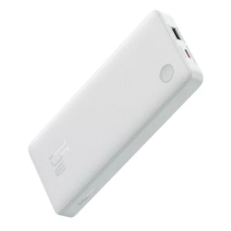 Kontrolsat - Powerbank Baseus Air Lite 10000mAh 15W + USB-C Cable 30cm - White Kontrolsat - Powerbank Baseus Air Lite 10000mAh 15W + USB-C Cable 30cm - White