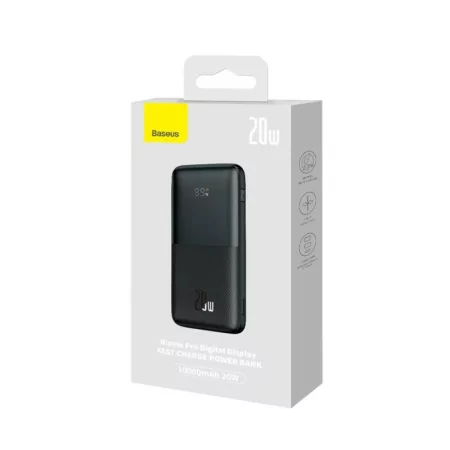 Kontrolsat - Powerbank Baseus Bipow Pro 20W 10000mAh - Black Kontrolsat - Powerbank Baseus Bipow Pro 20W 10000mAh - Black