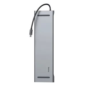 Kontrolsat - Docking Station Baseus Enjoyment USB-C 10-em-1 Cinza