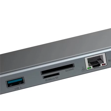 Kontrolsat - Docking Station Baseus Enjoyment USB-C 10-in-1 Gray Kontrolsat - Docking Station Baseus Enjoyment USB-C 10-in-1 Gray
