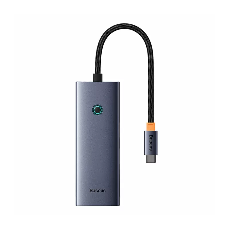 Kontrolsat - Baseus Flite USB-C Adapter (1xHdmi 4K@30Hz + 4xUsb 3.0) Gray Kontrolsat - Baseus Flite USB-C Adapter (1xHdmi 4K@30Hz + 4xUsb 3.0) Gray