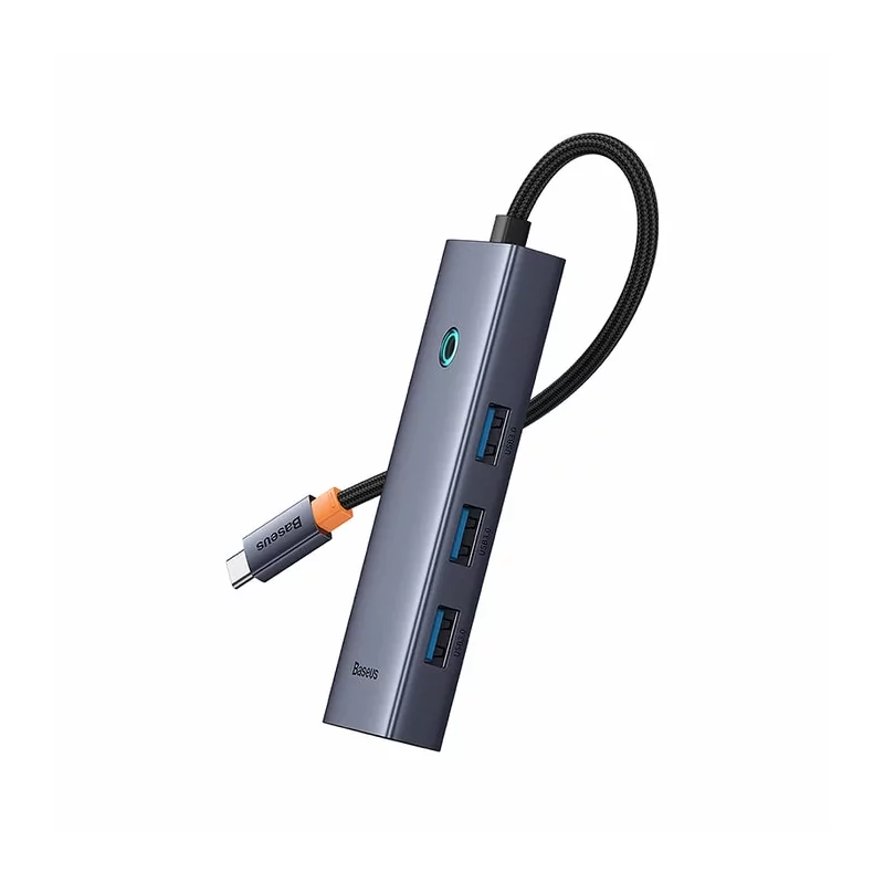 Kontrolsat - Baseus Flite USB-C Adapter (1xHdmi 4K@30Hz + 4xUsb 3.0) Gray