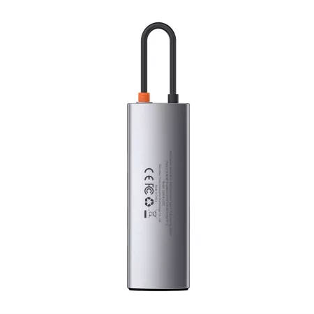 Kontrolsat - Hub USB-C Baseus Metal Gleam 8-em-1 4K 30Hz Cinza Kontrolsat - Hub USB-C Baseus Metal Gleam 8-em-1 4K 30Hz Cinza