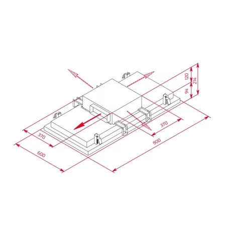 Kontrolsat - Teka Decorative Chimney - Dht 97670 Tos Wh