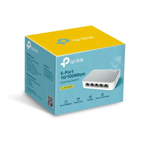Kontrolsat - Switch Rede TP-Link 5 Portas 10/100Mbps Kontrolsat - Switch Rede TP-Link 5 Portas 10/100Mbps