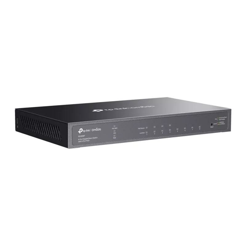 Kontrolsat - TP-Link 8-port 4× Gigabit PoE+ Management Switch - TL-SG2008P
