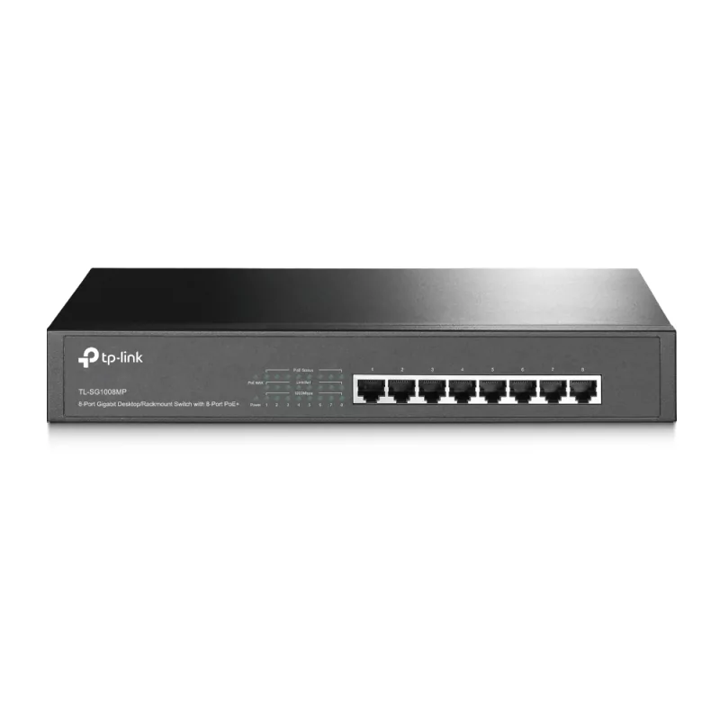 Kontrolsat - Switch TP-Link PoE 8portas - TL-SG1008MP Kontrolsat - Switch TP-Link PoE 8portas - TL-SG1008MP