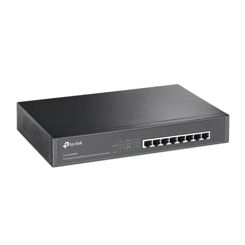 Kontrolsat - TP-Link PoE 8-port Switch - TL-SG1008MP