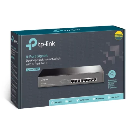 Kontrolsat - Switch TP-Link PoE 8portas - TL-SG1008MP Kontrolsat - Switch TP-Link PoE 8portas - TL-SG1008MP