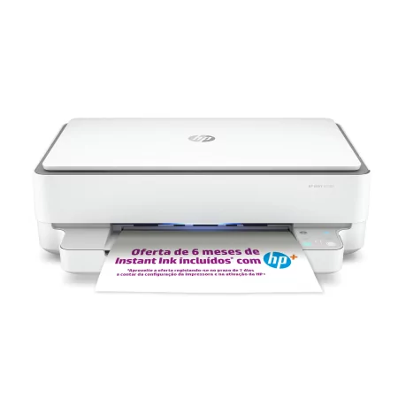 Kontrolsat - Impressora HP Multifunções Cores Wireless Envy 6030e - Branca