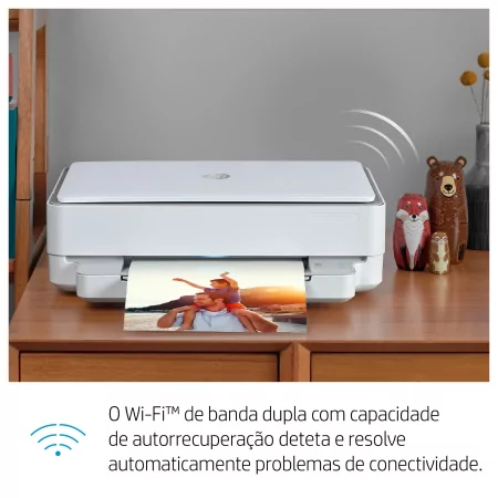 Kontrolsat - HP Wireless Envy 6030e Multifunction Color Printer - White