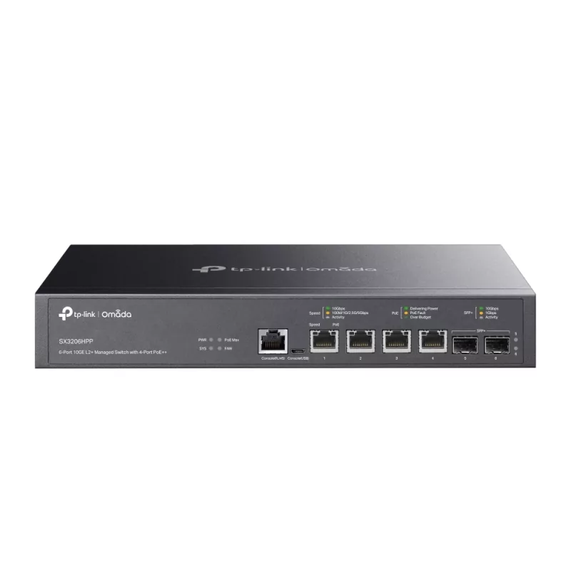 Kontrolsat - Switch TP-Link PoE JetStream - SWTPLTL-TL-SX3206HPP Kontrolsat - Switch TP-Link PoE JetStream - SWTPLTL-TL-SX3206HPP