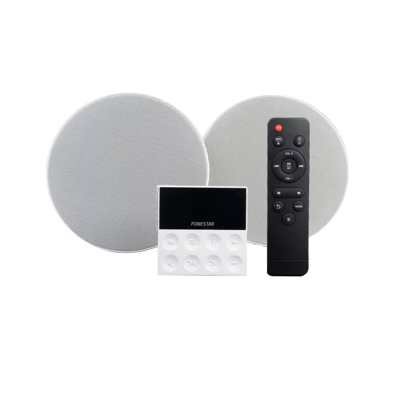 Kontrolsat - Kit Sistema de Som Parede Bluetooth 2 Colunas - Fonestar - KS-WALL Kontrolsat - Kit Sistema de Som Parede Bluetooth 2 Colunas - Fonestar - KS-WALL
