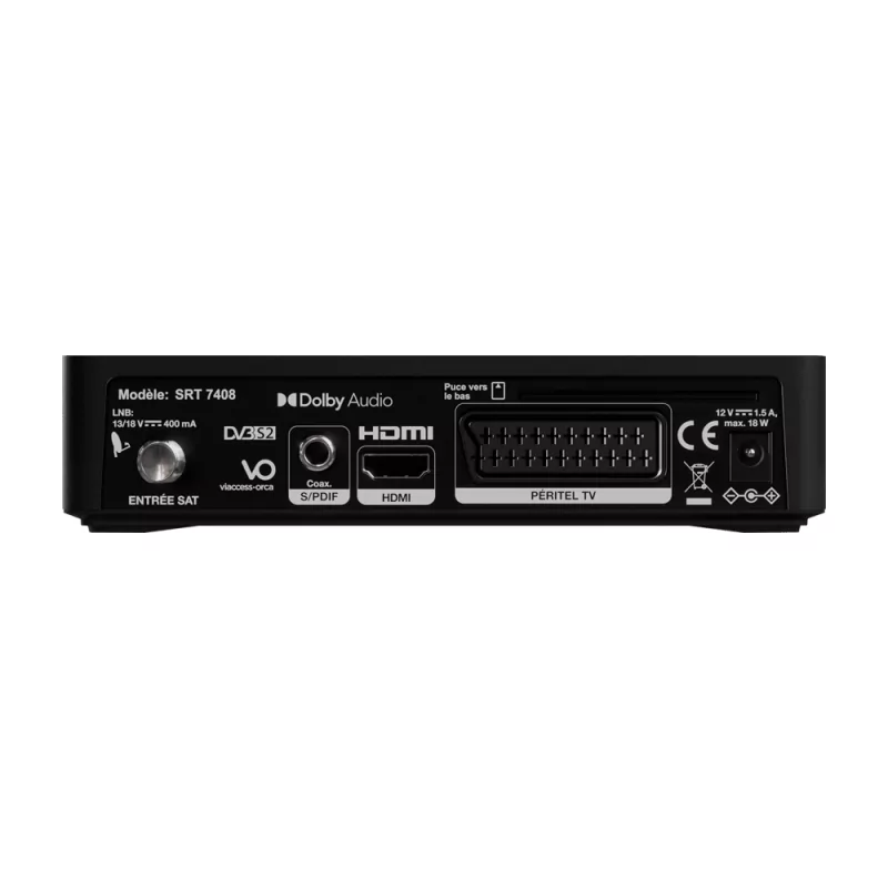 Kontrolsat - Strong HD Satellite Receiver - With TNT Sat Card - SRT7408 - French Channels