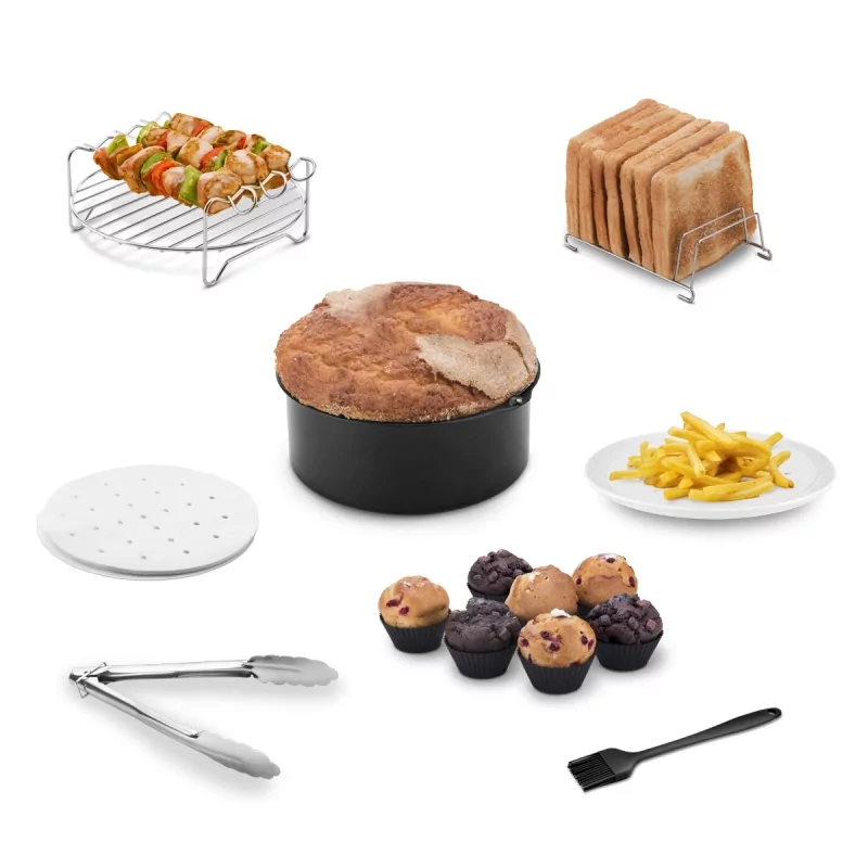 Kontrolsat - Air Fryer Accessories Pack 3.5L or More - 7 Accessories - UFESA Kontrolsat - Air Fryer Accessories Pack 3.5L or More - 7 Accessories - UFESA