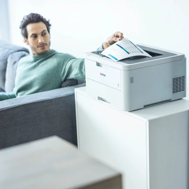 Kontrolsat - Brother Laser Printer - Colors - WiFi - F/V - 26 Pages per Minute - HL-L3240CDW
