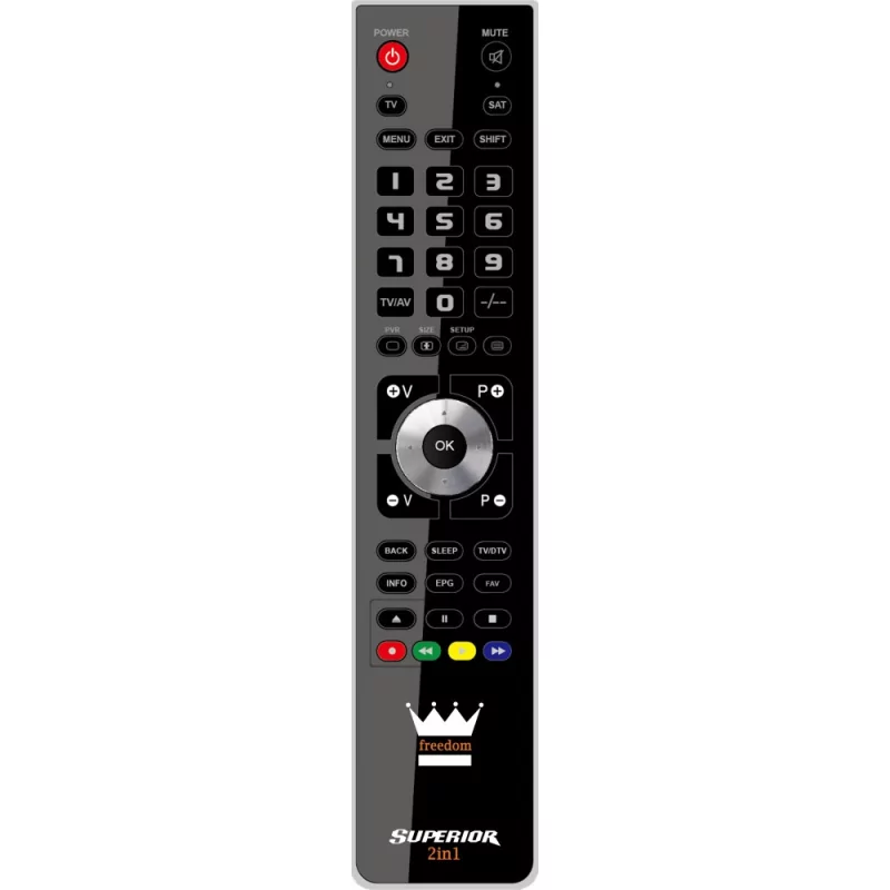 Kontrolsat - Top Programmable Remote Control - (TV - SAT - DTT - DVD) - FREEDOM-USB2:1BK
