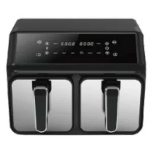 Kontrolsat - Air Fryer Silver (2x4L) - BERLIN - 8L