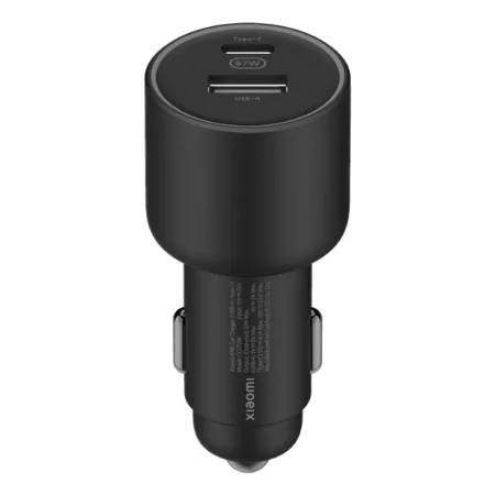 Kontrolsat - Xiaomi 67W USB-A + Type-C Car Charger - Black - BHR6814GL