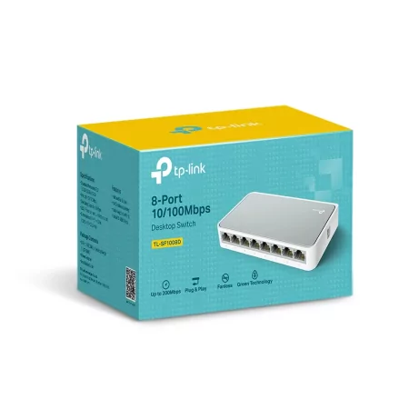 Kontrolsat - Switch 8 Ports 10/100Mbps TP-Link Kontrolsat - Switch 8 Ports 10/100Mbps TP-Link