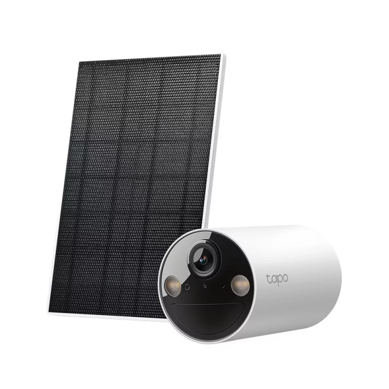 Kontrolsat - Câmara de Segurança com Painel Solar TP-Link Tapo TC82 KIT - ( 3MP / Alarme / IP65 / Wi-Fi / Até 512GB )