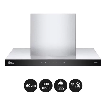 Kontrolsat - Exaustor Chaminé LG - (60cm - 800m3/h - Classe Energética A) - HCEZ2426S Kontrolsat - Exaustor Chaminé LG - (60cm - 800m3/h - Classe Energética A) - HCEZ2426S