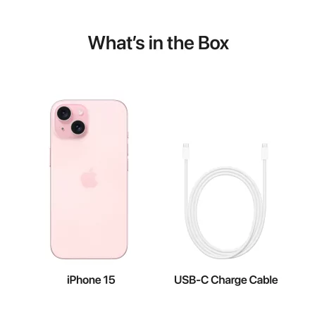 Kontrolsat - Smartphone Apple iPhone 15 6.1" 128GB Pink Kontrolsat - Smartphone Apple iPhone 15 6.1" 128GB Pink