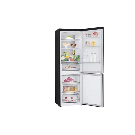 Kontrolsat - LG GBV5150DEP Fridge Freezer (344L - Class D - Matte Black) Kontrolsat - LG GBV5150DEP Fridge Freezer (344L - Class D - Matte Black)