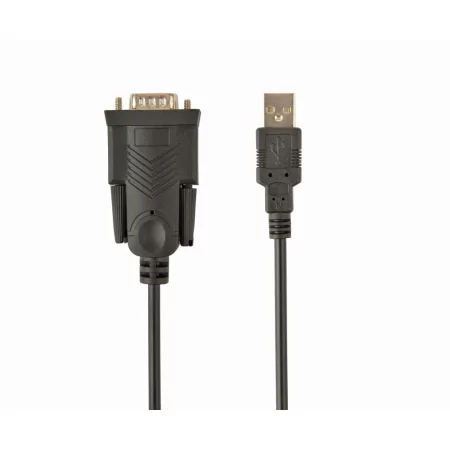 Kontrolsat - Cabo USB P/ Serial Port (RS232) DB9M Gembird - 1.5M Kontrolsat - Cabo USB P/ Serial Port (RS232) DB9M Gembird - 1.5M