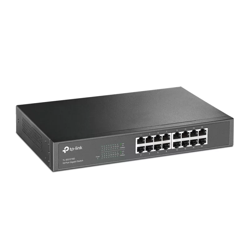 Kontrolsat - Switch Gigabit de 16 portas 10/100/1000