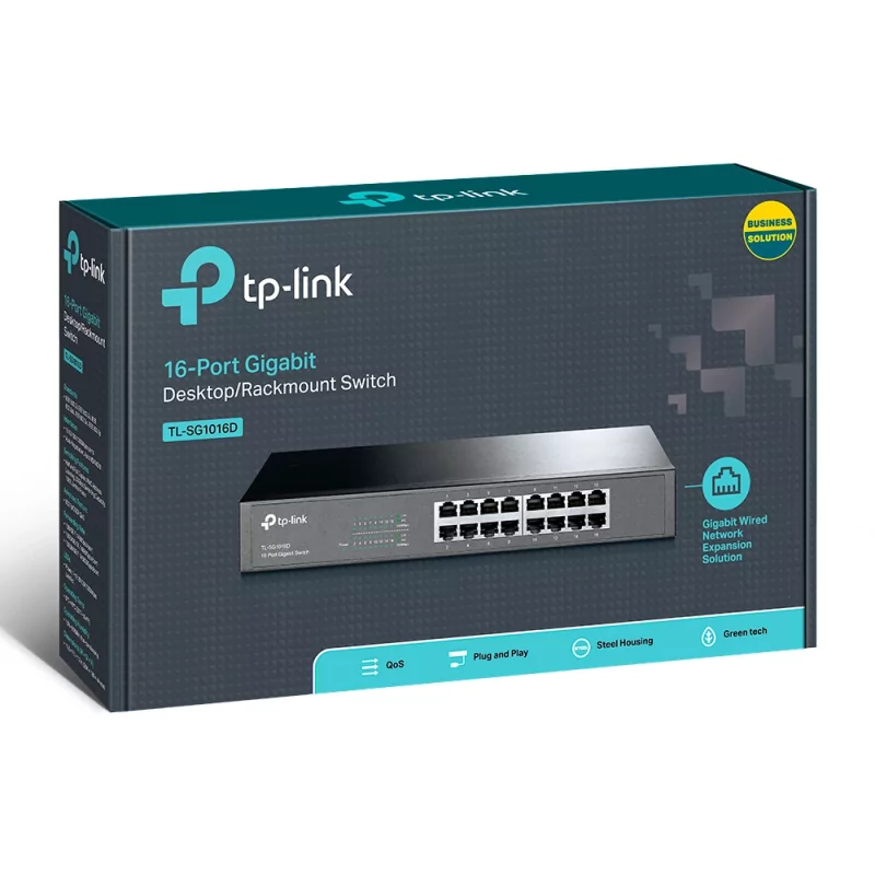 Kontrolsat - Swith Gigabit - 16 Ports 10/10